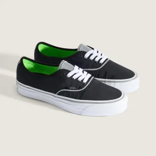 【VANS】官方旗艦 Premium LX Authentic 44 DL 螢光綠色/黑色滑板鞋 休閒鞋