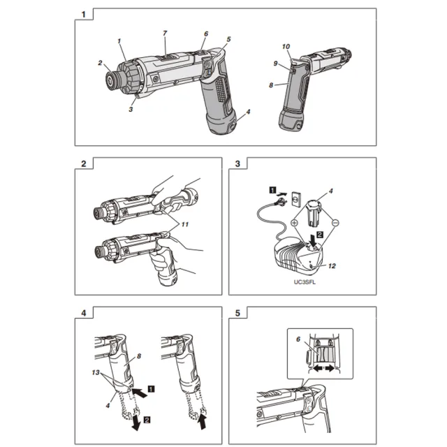 【HiKOKI】3.6V 起子電鑽(雙電) DB3DA