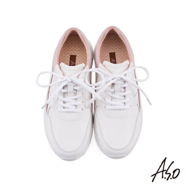 【A.S.O 阿瘦集團】A.S.O 萬步系列-防震護足綁帶款女鞋(女鞋_2色任選)