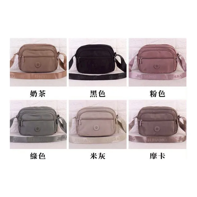 【SNOW.bagshop】雙11 斜肩包 小容量 三主袋+外袋共五層 厚磅 防水防尼龍 肩斜背