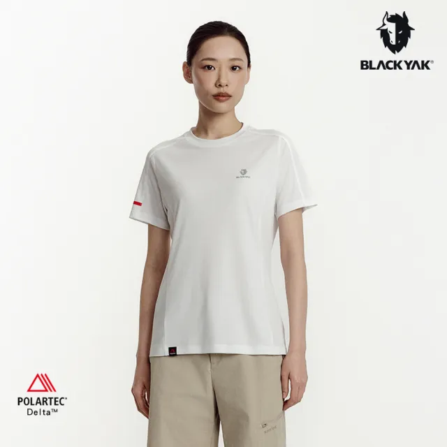 【BLACKYAK】女 POLARTEC DELTA涼感短袖上衣[三色] 登山健行 透氣涼爽 抗紫外線 吸濕快乾｜FB1WC502