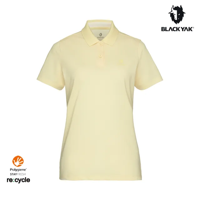 【BLACKYAK】女 ICE NECK短袖POLO衫[三色]涼爽 網眼透氣 吸濕快乾 抗菌除臭｜FB1WC102