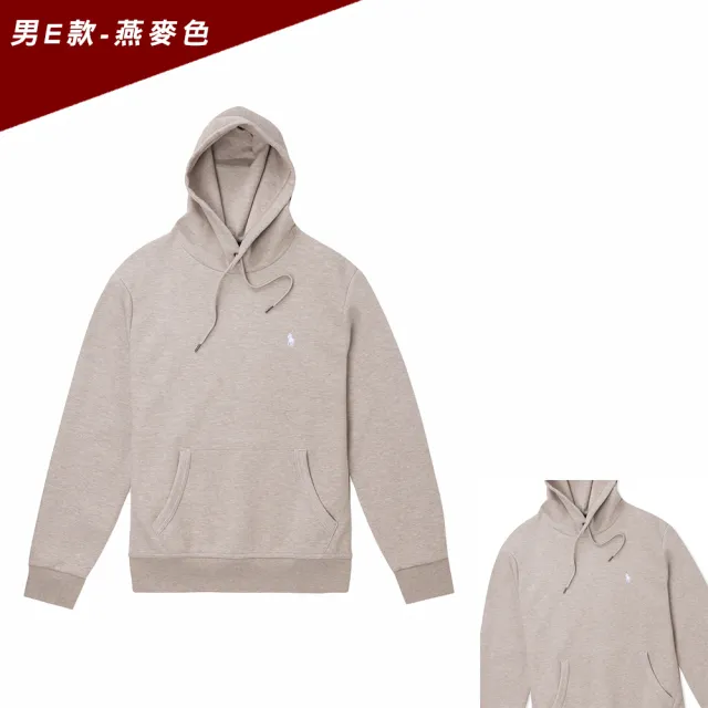 【RALPH LAUREN】RL POLO 經典刺繡文字小馬連帽T恤 上衣-多色選(平輸品/保暖舒適)