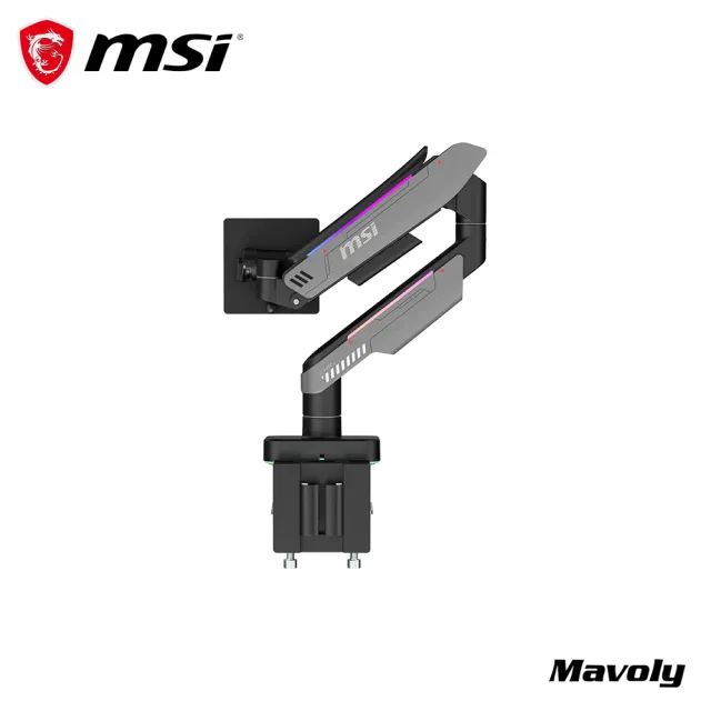 【MSI 微星】MPG MT201RG 螢幕手臂架 桌上型電腦螢幕支架 螢幕支架 安裝腳架