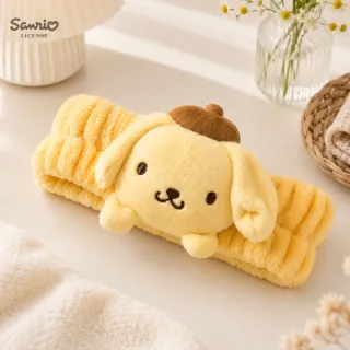 【SANRIO 三麗鷗】正版授權美樂蒂大耳狗酷洛米3D毛絨洗臉髮帶化妝髮圈蓬鬆柔軟閨蜜女友女兒生日兒童禮物