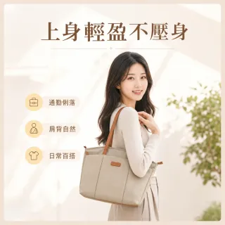 【EMMA SUE】雙11 尼龍電腦包 a4包 女生禮物 14吋電腦包 大容量托特包 包包女 肩背包 收納手提包