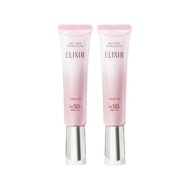 【ELIXIR 怡麗絲爾】膠原亮妍多效美肌乳雙享組(潤色小金管/新品上市)