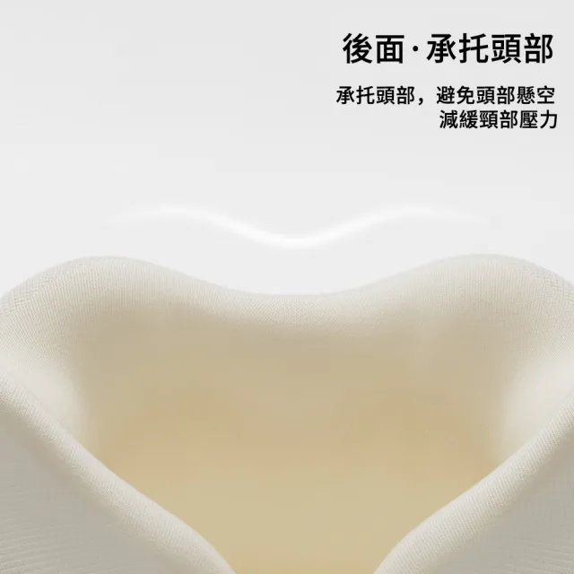【YQGA】旅行便攜加高護頸枕(記憶U型枕/飛機枕/可收納旅行枕/午睡枕/護脖枕/出國搭機必備)