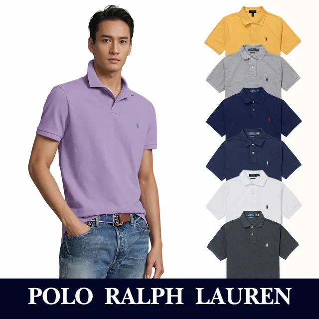 【RALPH LAUREN】RL POLO 經典刺繡小馬短袖POLO衫 上衣-多色選(平輸品/春夏舒適)