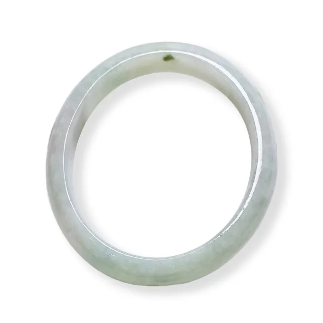 【玉我翡翠】淺綠底妝貴妃鐲 手鐲 手圍17.4mm M11638 緬甸A貨翡翠(精美包裝禮盒出貨/天然A貨翡翠)