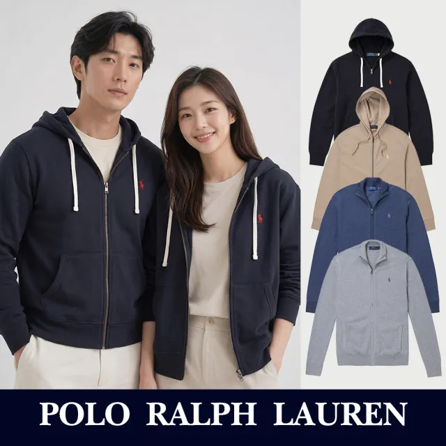 【RALPH LAUREN】RL POLO 經典刺繡小馬休閒外套 上衣-多色選(平輸品/保暖舒適)