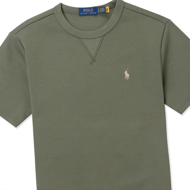 【RALPH LAUREN】RL POLO 經典刺繡小馬短袖大學T恤 上衣-多色選(平輸品/保暖舒適)