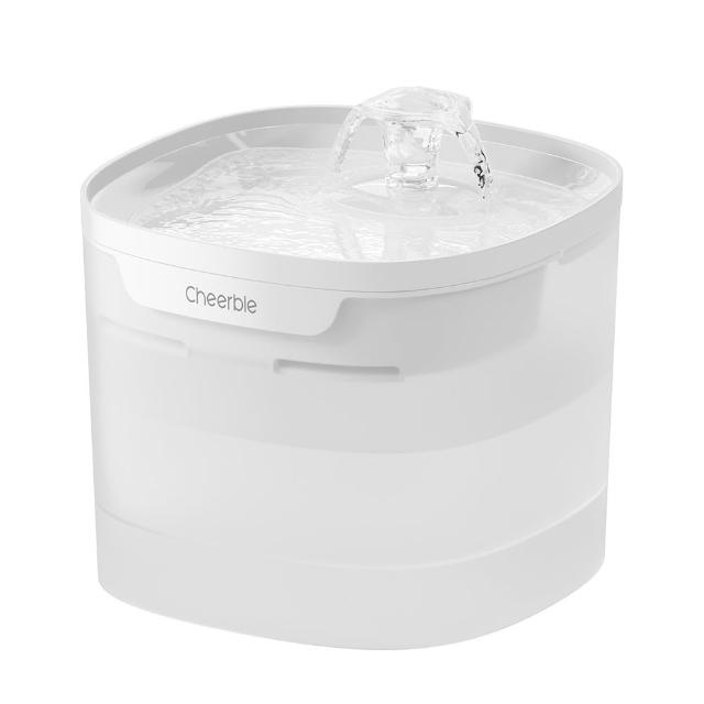 【Cheerble】七布無泵寵物飲水機 E1 Lite 2L(磁力出水 無泵浦設計 無二次汙染 小型貓狗通用)