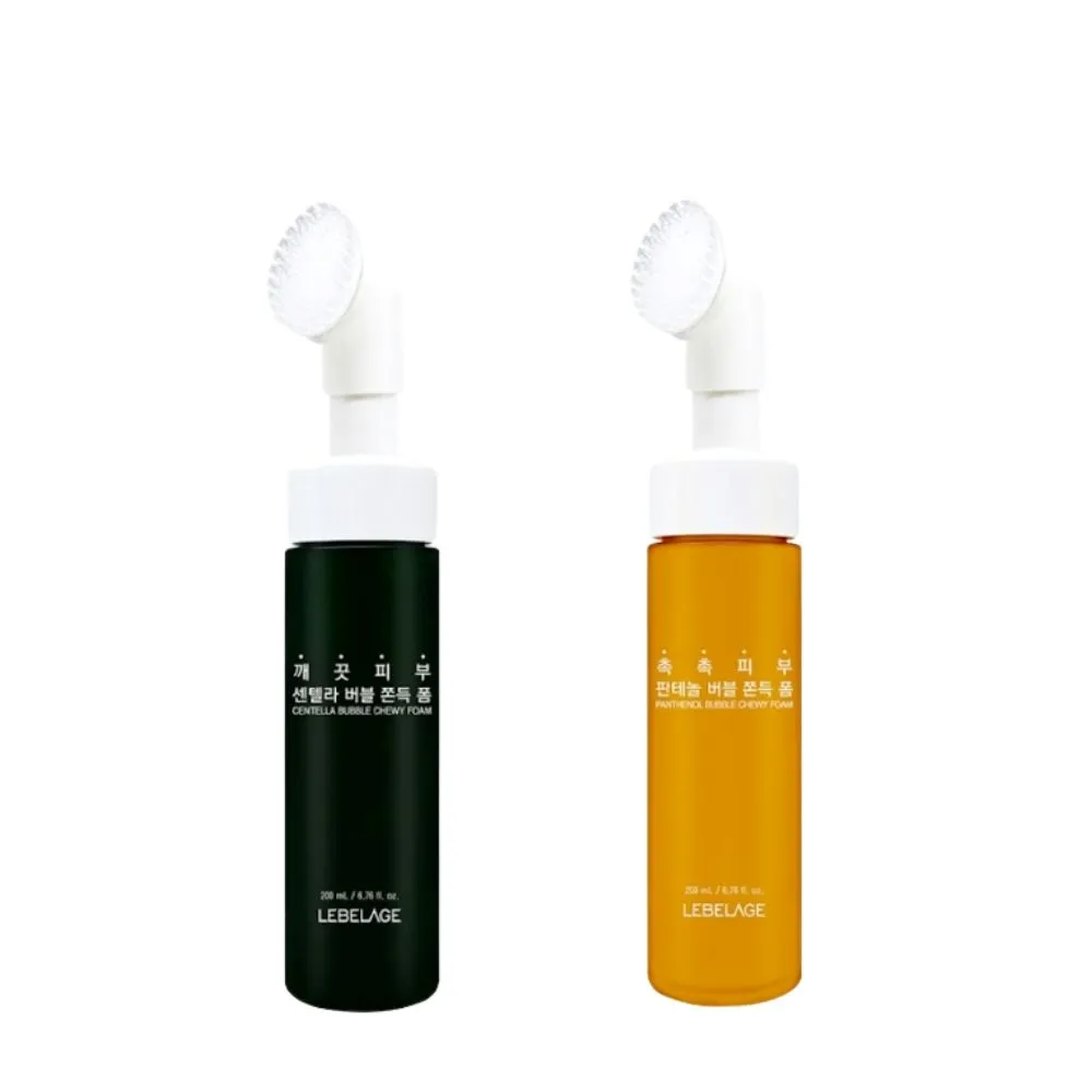 【LEBELAGE 蕾浿雷】韓國LEBELAGE洗顏慕斯200mlx2入(積雪草舒緩/維他命B5穩膚)