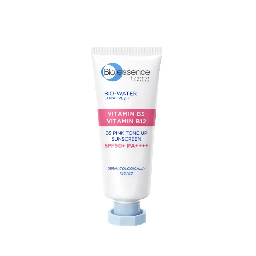 【Bio-essence 碧歐斯】BIO 水感舒緩B5粉色保濕防曬霜SPF50+ PA++++ 30ml