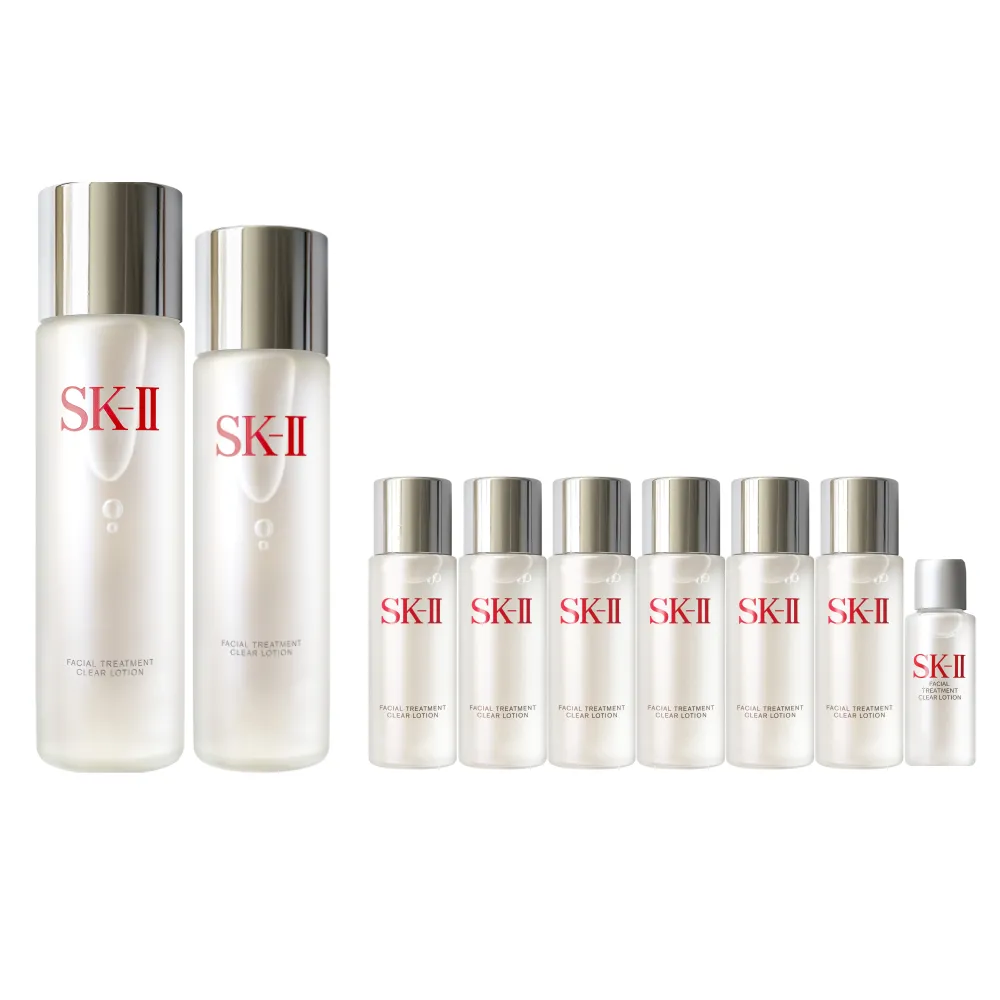 【SK-II】官方直營 亮采雙重禮盒組(亮采化粧水230ml+160ml/保濕/化妝水套組/超大牌)