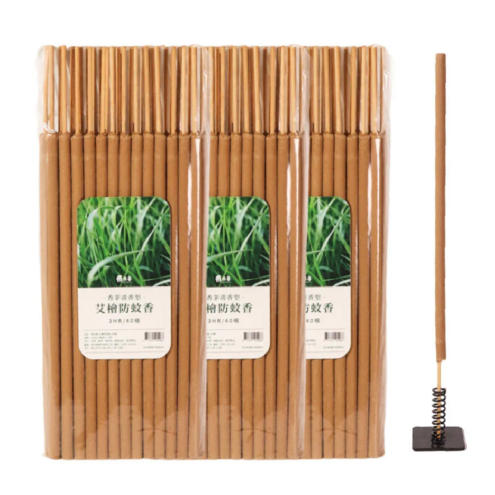 【原木香】官方直營 艾草蚊香棒 3小時 120根(蚊香棒 艾草蚊香 艾草薰香 蚊香 驅蚊 小黑蚊 艾草蚊香棒 淨化