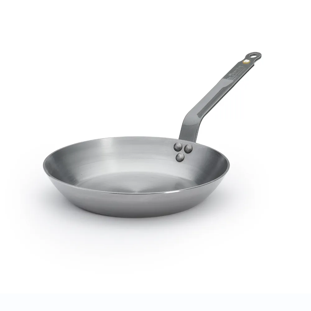 【de Buyer 畢耶】原礦蜂蠟鐵鍋 傳統單柄平底鍋26cm-IH爐可用鍋