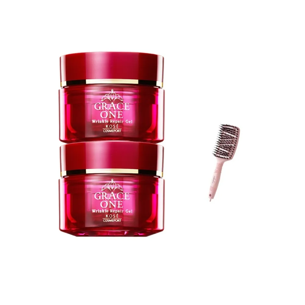 【KOSE 極上活妍】特濃彈力保濕凝霜EX100g-2入(修護精華/保濕小紅瓶/保濕霜/膠原蛋白)