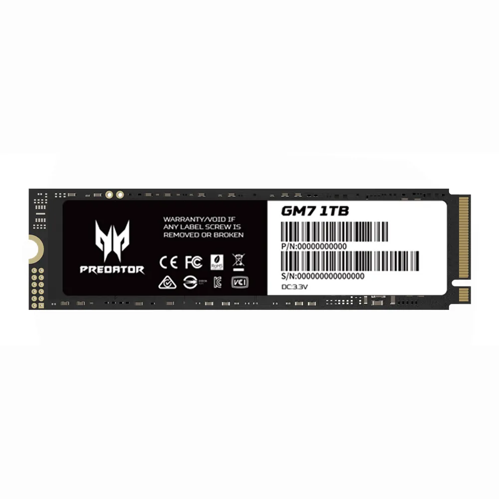 【Acer 宏碁】Predator GM7 1TB M.2 PCIe Gen4 ssd固態硬碟 5年保固(最高讀取7200MB/s)