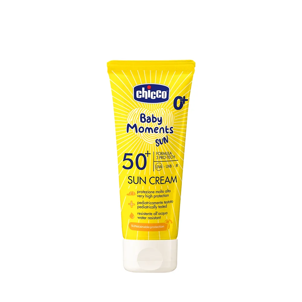 【Chicco】寶貝嬰兒輕潤防曬乳霜75ml(嬰幼兒及敏感肌適用)