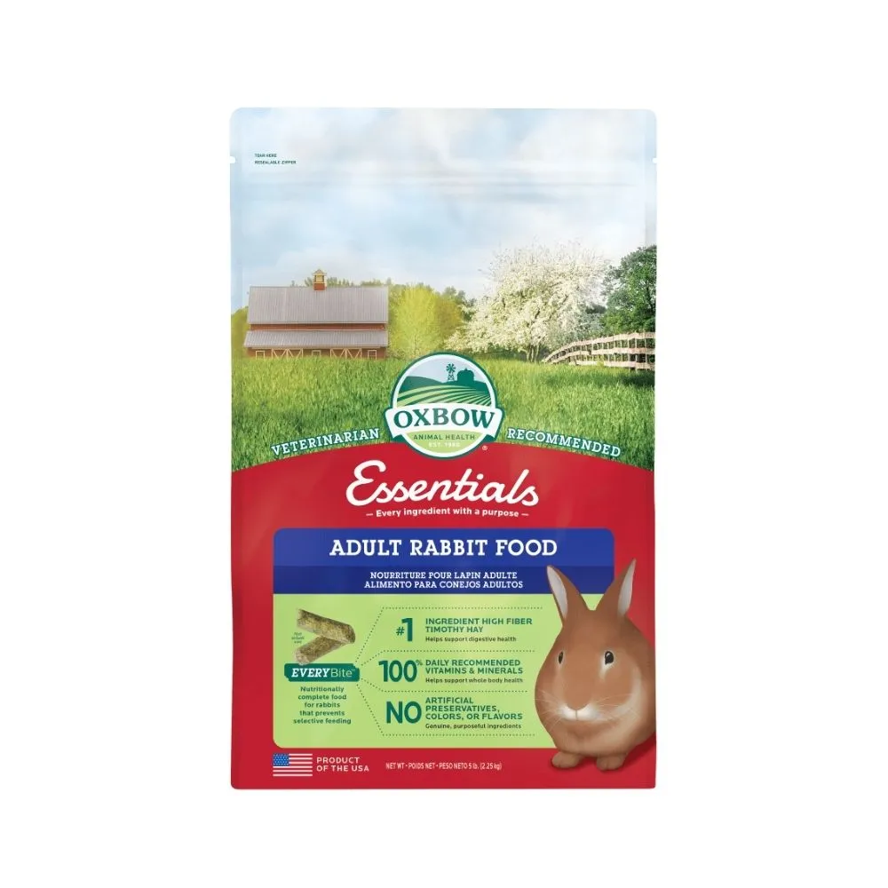 【OXBOW】活力-成兔配方飼料 5磅/2.27kg(美國OXBOW、兔子飼料、壓縮糧)
