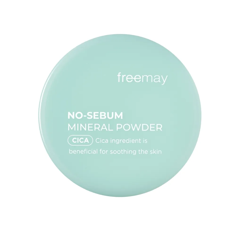 【Freemay】韓國 礦物控油蜜粉5g 積雪草 控油 無皮脂 無香料 官方直營