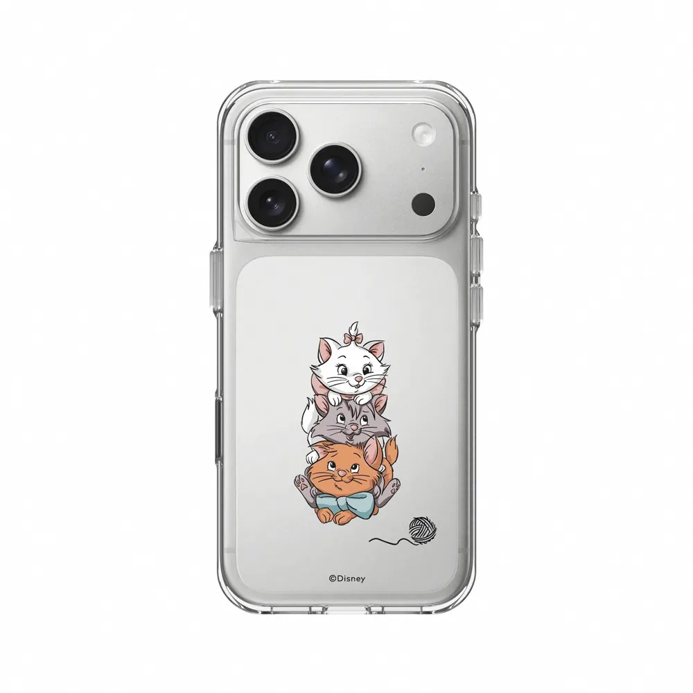 【RHINOSHIELD 犀牛盾】iPhone 17/Air/Pro/Pro Max Clear 抗黃化透明防摔手機殼/貓兒歷險記(迪士尼經典)