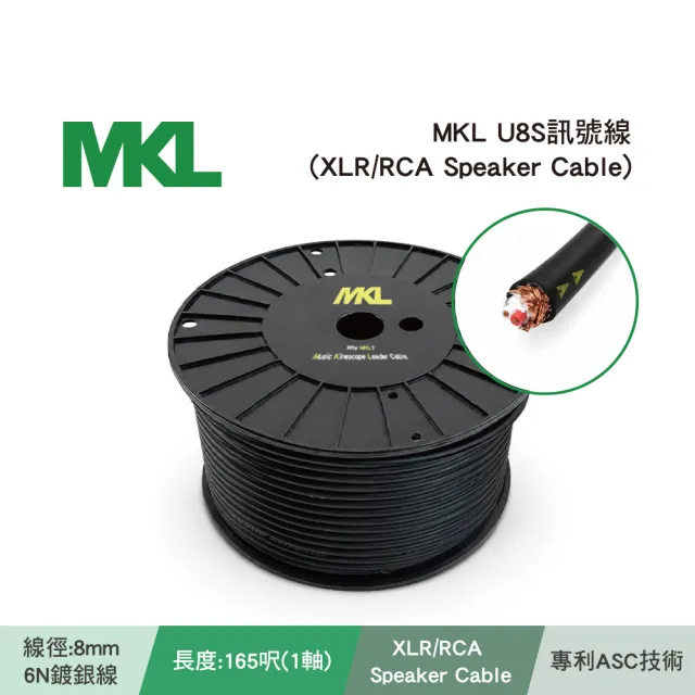 【BOK】MKL U8S 訊號線(XLR/RCA Speaker Cable)