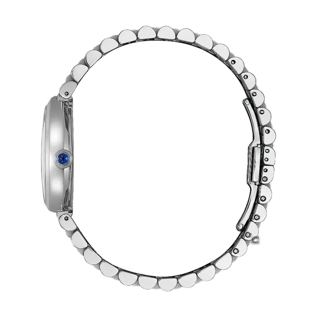 【CITIZEN 星辰】L Rainell 系列 光動能水滴型腕錶-銀色 EM1200-55A