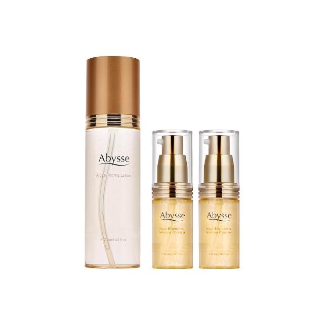 【abysse】Abysse 水潤顏值組（黃金藻青春化妝水120ml＋黃金藻潔顏膠35mx2）