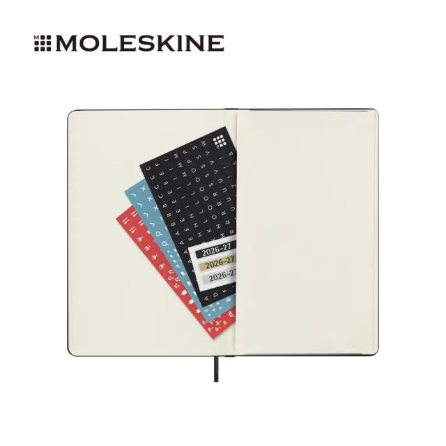 【MOLESKINE】2026-27 18個月橫式週記硬皮手帳 - L型/黑