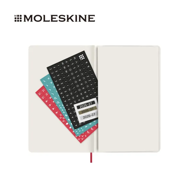 【MOLESKINE】2026-27 18個月週記軟皮手帳 - L型/紅