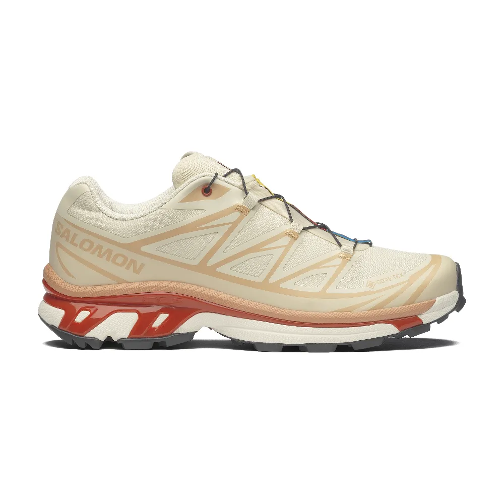 【salomon】XT-6 GORE-TEX 運動鞋 杏仁奶/淺灰/煅赭石