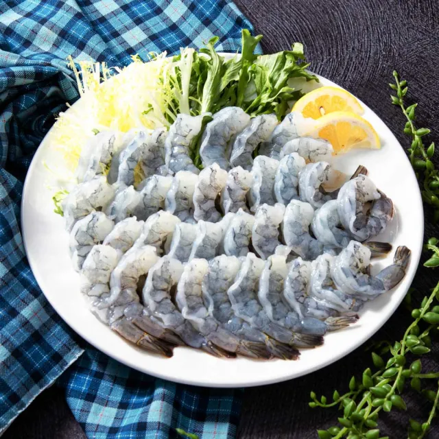 【鮮綠生活】嚴選開背鳳尾蝦仁 共4包(600g(淨重 450g)±3%/包 特大規格31/40 美式賣場熱賣)