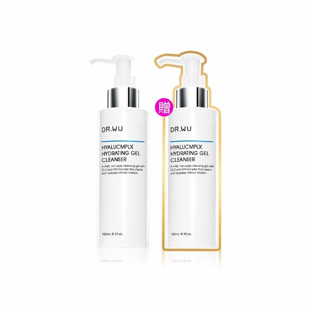 【DR.WU 達爾膚】玻尿酸保濕潔顏凝露150ML(2入組)