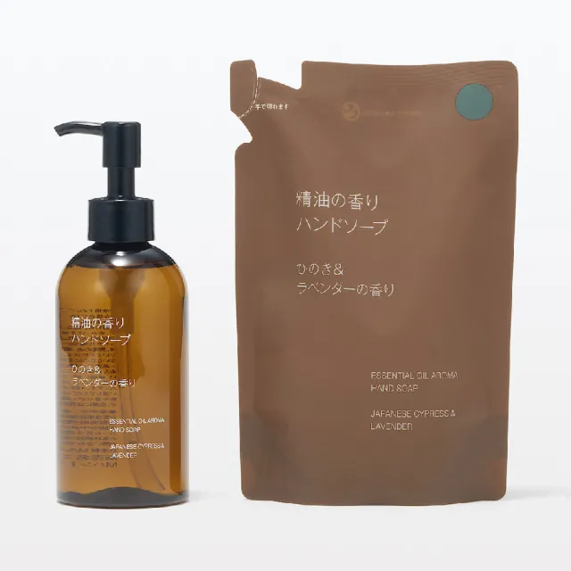 【MUJI 無印良品】精油芬香洗手乳 200mL(檜木薰衣草香/依蘭柑橘香)