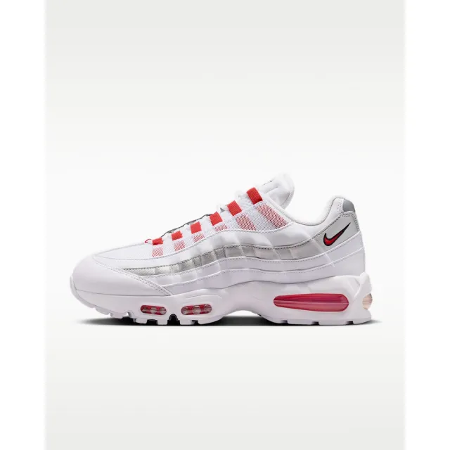 【NIKE 耐吉】運動鞋 休閒鞋 男鞋 NIKE AIR MAX 95 BIG BUBBLE 英格蘭隊 緩震 氣墊 Max 灰 (IQ0176100)
