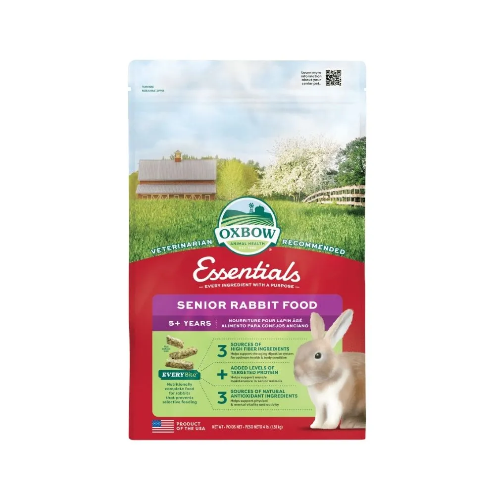 【OXBOW】活力-老年兔配方飼料 4磅/1.8kg(美國OXBOW、兔子飼料、壓縮糧、老兔)