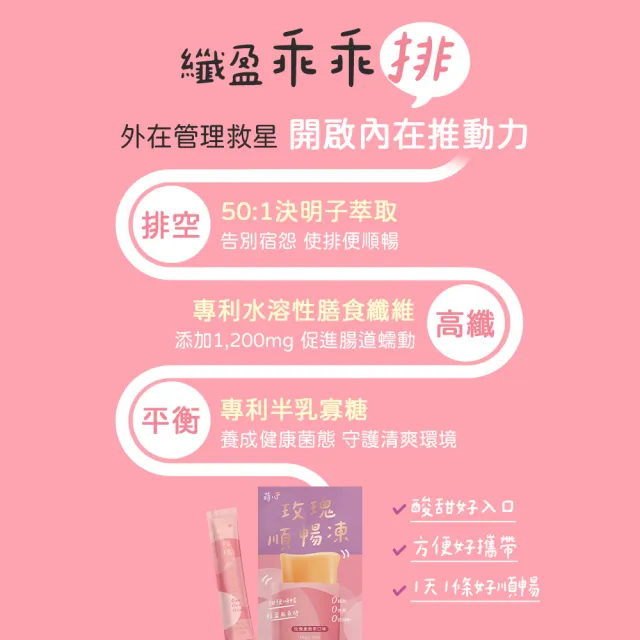 【蒔心】玫瑰順暢凍 (10入/盒)3盒組