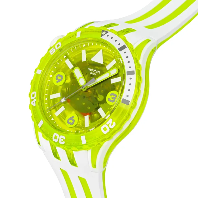 【SWATCH】SCUBAQUA 果凍黃 EGG YOLK SSCU09J100 (44mm)