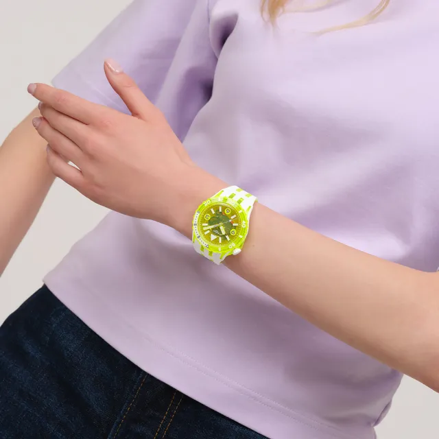 【SWATCH】SCUBAQUA 果凍黃 EGG YOLK SSCU09J100 (44mm)