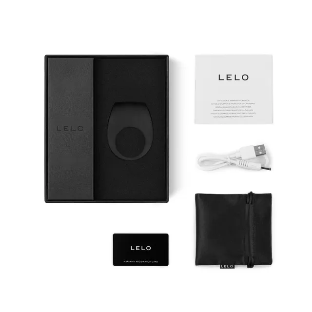 【LELO】TOR™ 2 陰莖震動環(黑)