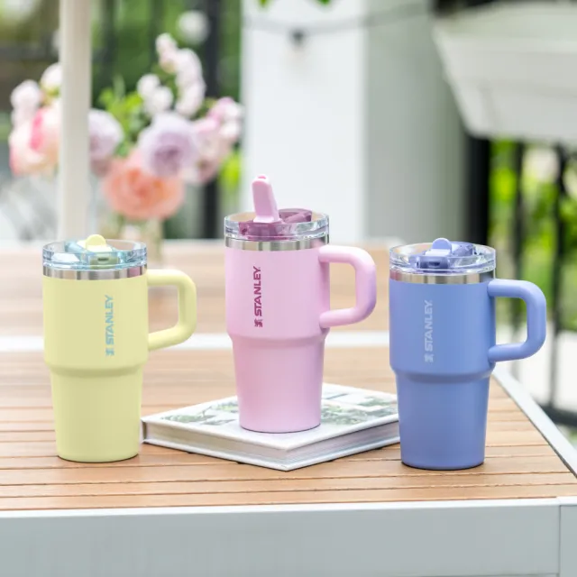【STANLEY】官方直營 防漏吸管隨手杯 0.59L(全色系)