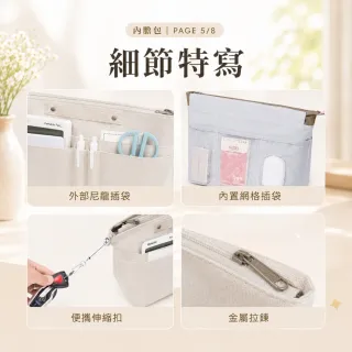 【EMMA SUE】雙11 內膽包 旅行收納包 分隔袋 托特包 包包分隔袋 多功能包包 包包 收納包 包中包 