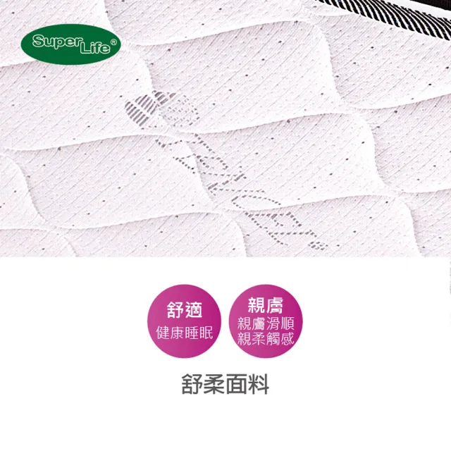 【Super Life】客製80X160cm以內透氣兒童獨立筒彈簧床墊(客製床墊｜長X寬尺寸依照買家)