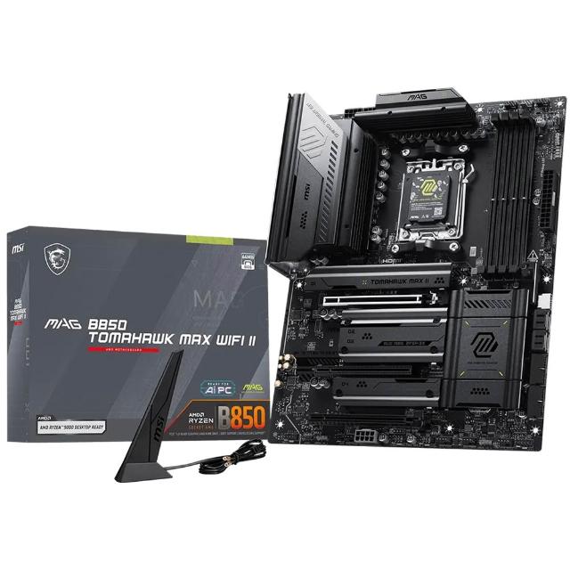 【微星】C+M組合★MAG B850 TOMAHAWK MAX WIFI II主機板+AMD Ryzen R7-7800X3D CPU 處理器(工業包)