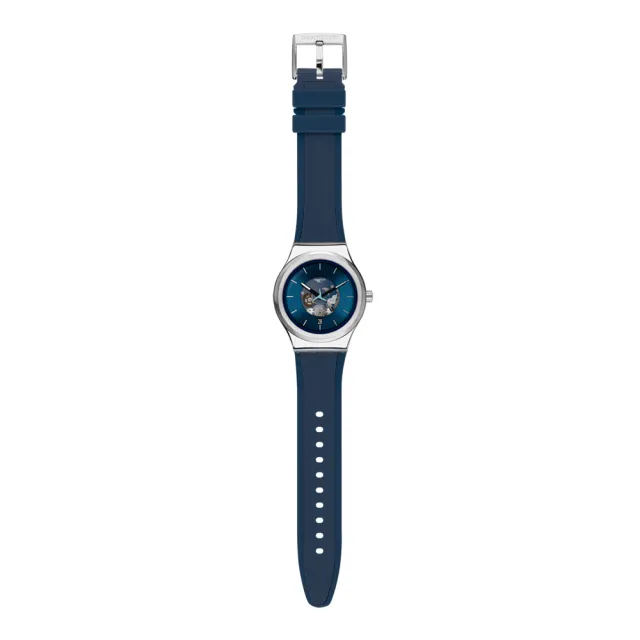 【SWATCH】BLURANG 金屬機械手錶/男錶/女錶/瑞士製造 YIS430 (42mm)