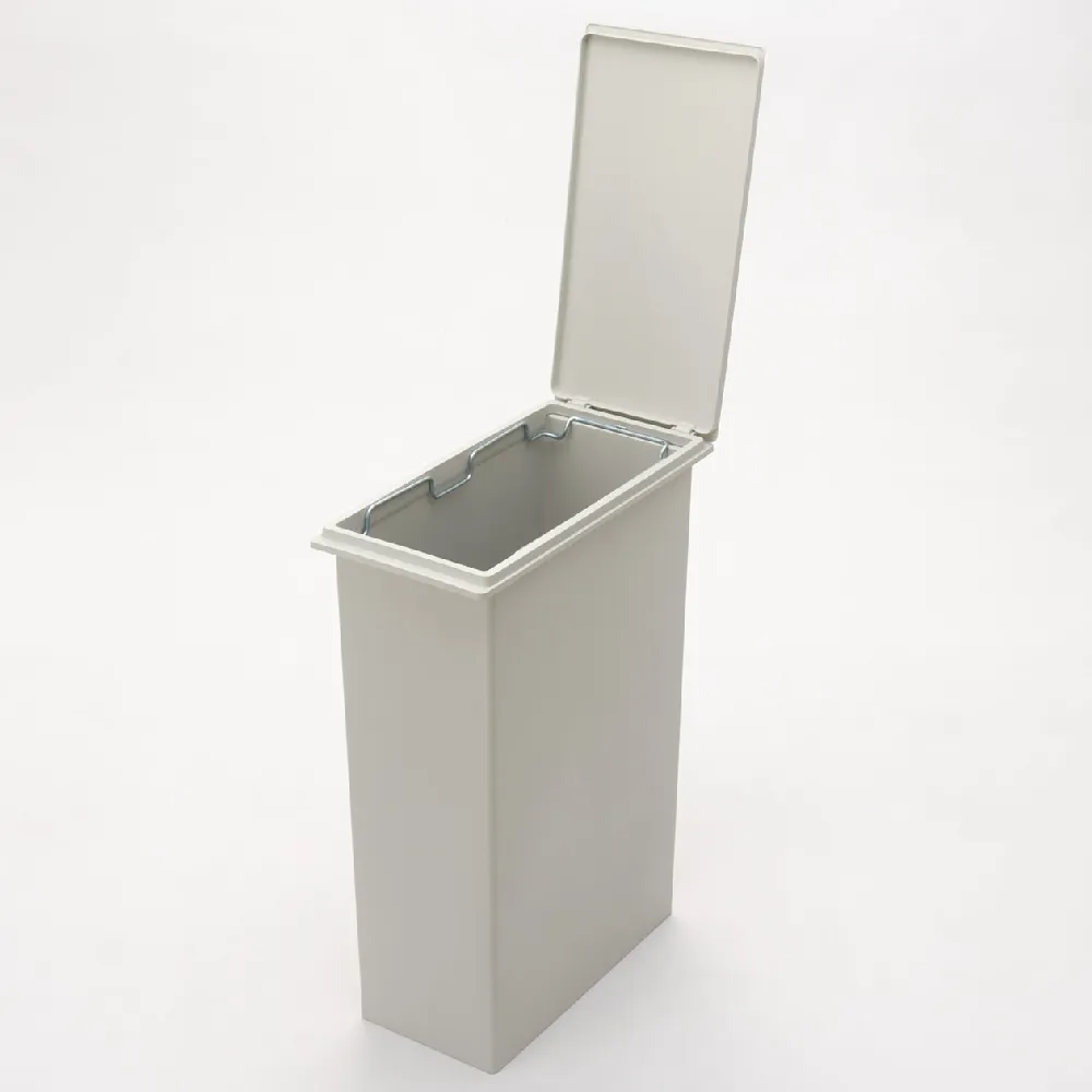 【MUJI 無印良品】PP上蓋可選式垃圾桶/大/30L袋用/縱開式