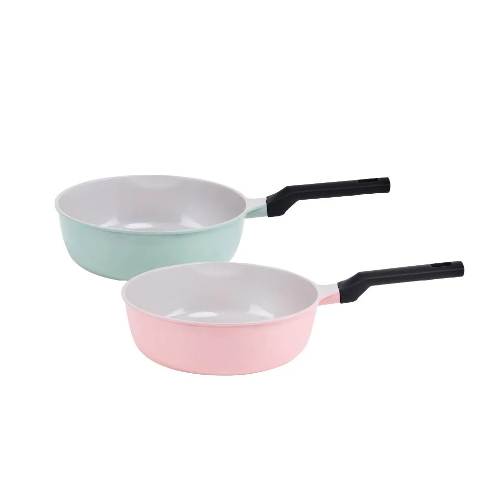 【Oichan】Ceramic PLUS™ 極輕量陶瓷不沾炒鍋 25CM  (不含蓋)